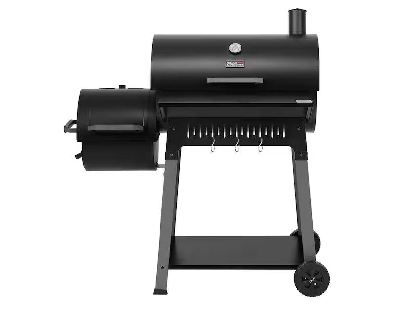 Asador de Carbón Royal Gourmet con Ahumador Lateral CC1831F