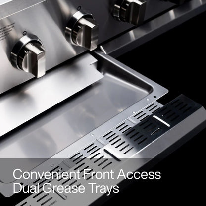 Asador de gas empotrable 5 quemadores SPIRE 3050R 30 pulg.