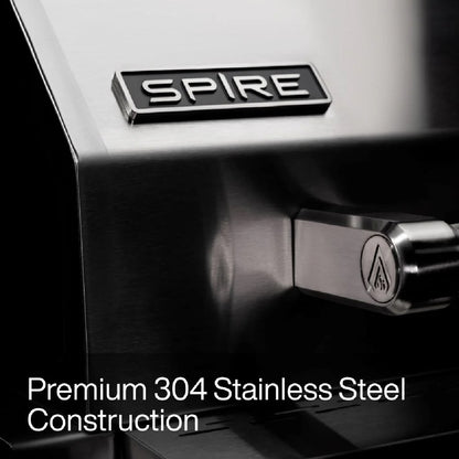 Asador de gas empotrable 5 quemadores SPIRE 3050R 30 pulg.