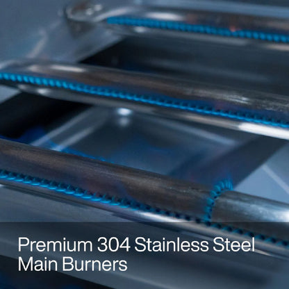 Asador de gas empotrable 5 quemadores SPIRE 3050R 30 pulg.