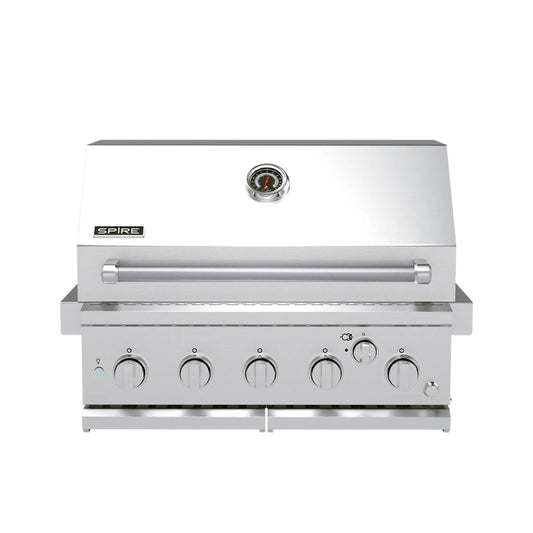 Asador de gas empotrable 5 quemadores SPIRE 3050R 30 pulg.