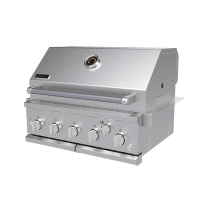 Asador de gas empotrable 5 quemadores SPIRE 3050R 30 pulg.
