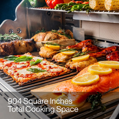 Asador de gas empotrable 5 quemadores SPIRE 3050R 30 pulg.