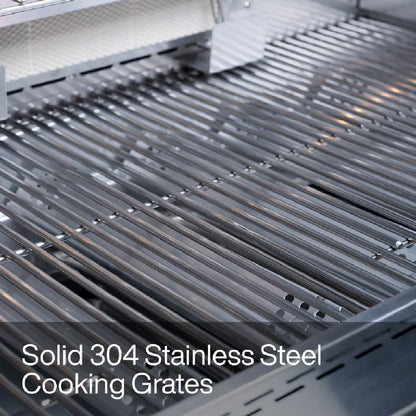 Asador de gas empotrable 5 quemadores SPIRE 3050R 30 pulg.