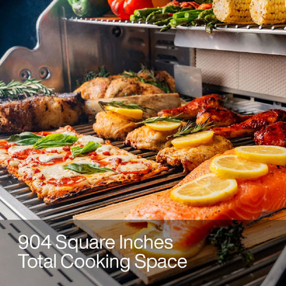 Asador de gas empotrable 6 quemadores SPIRE 3660R 36 pulg.