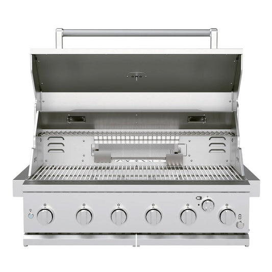 Asador de gas empotrable 6 quemadores SPIRE 3660R 36 pulg.