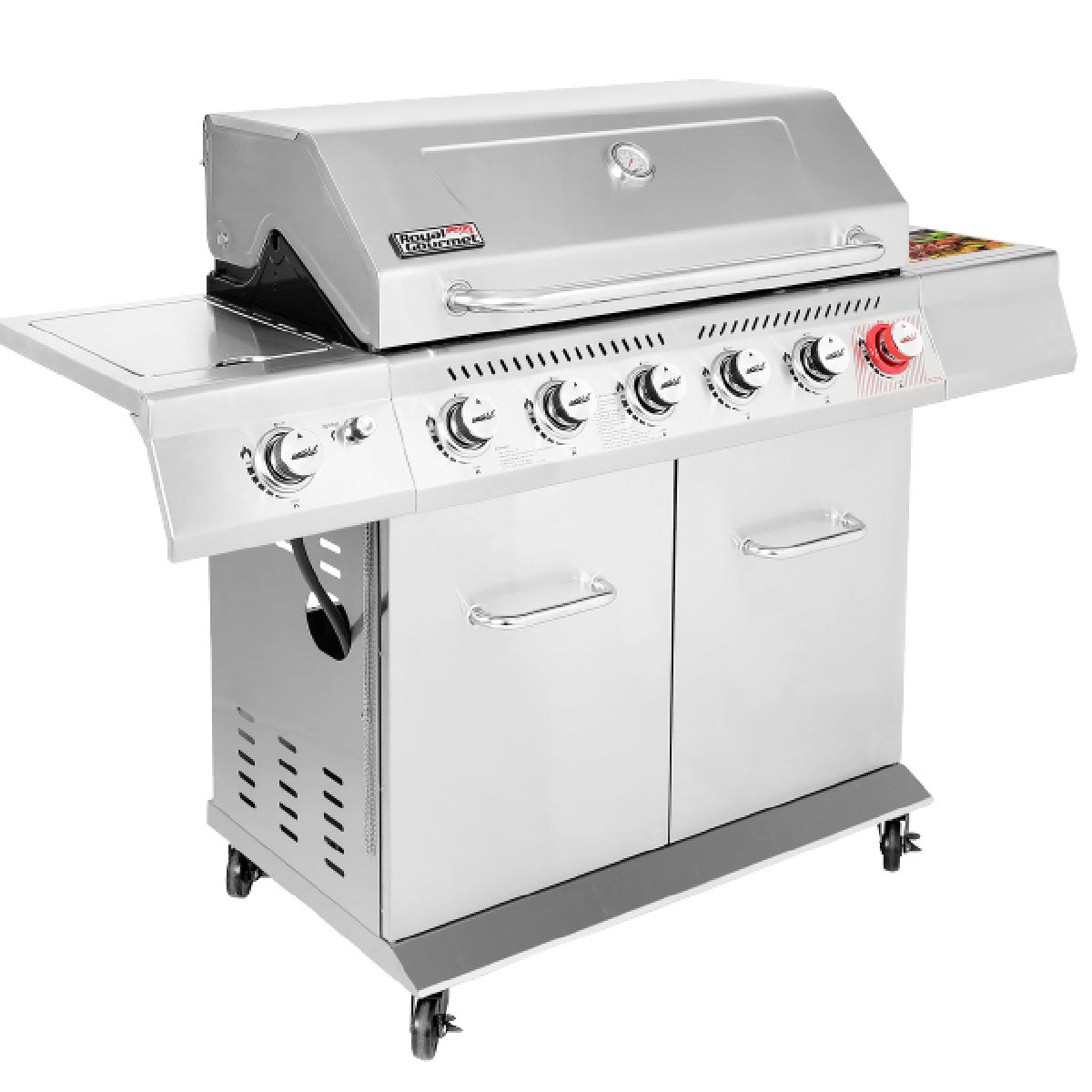 Asador de gas 5 quemadores ROYAL GOURMET GA5404S