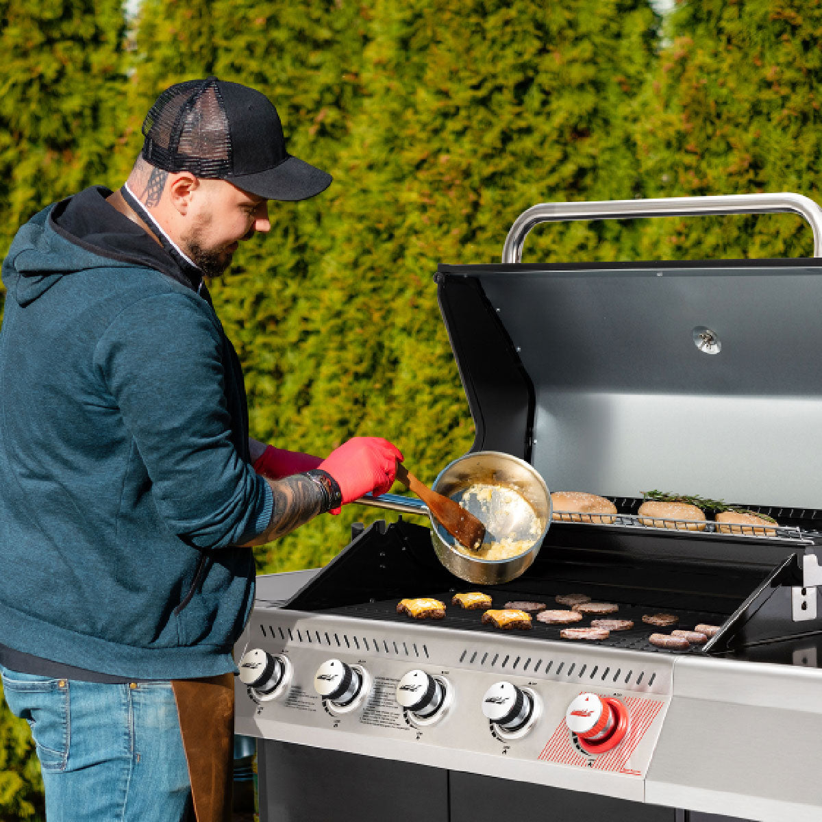 Asador parrilla de gas 5 quemadores ROYAL GOURMET GA5404H