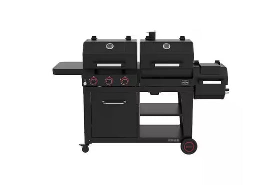 Nexgrill Oakford 1150 Pro | Asador Combo Gas y Carbón con Ahumador