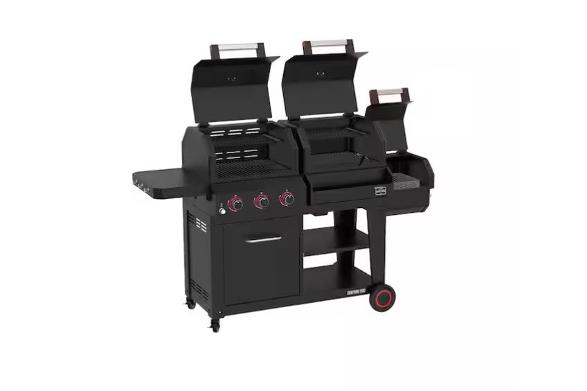 Nexgrill Oakford 1150 Pro | Asador Combo Gas y Carbón con Ahumador